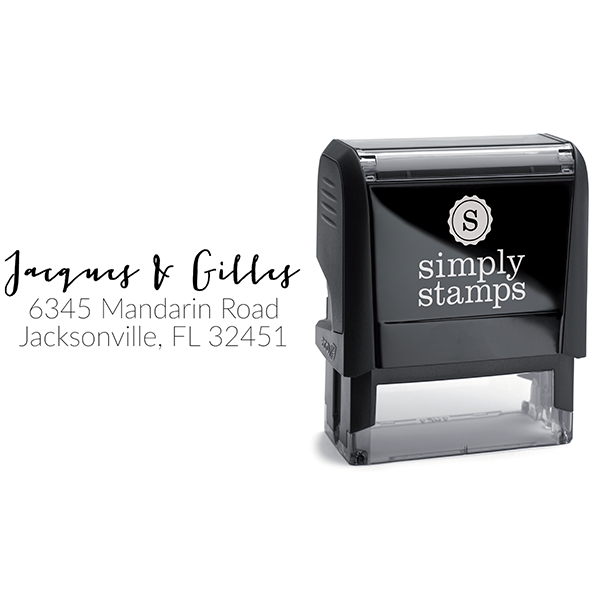 Gilles Address Stamp Body and Design