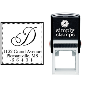 Grand Avenue Address Stamp Body and Design