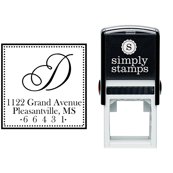 Grand Avenue Address Stamp Body and Design