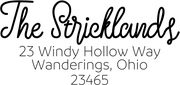 Strickland Address Stamp