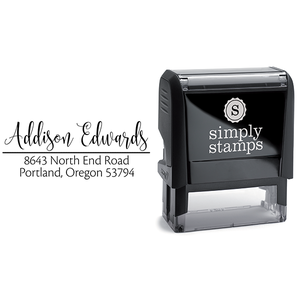Edwards Address Stamp Body and Design
