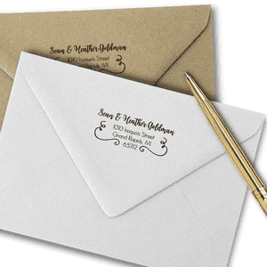 Goldman Address Stamp Imprint Example
