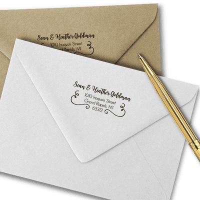 Goldman Address Stamp - alternate view