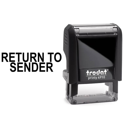 Return to Sender Stamp - alternate view