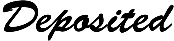 Script Deposited Stamp