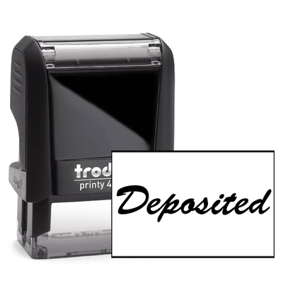 Script Deposited Stamp