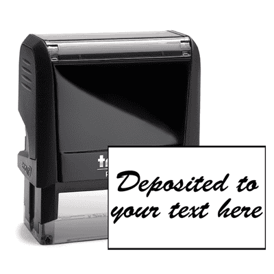 Script Deposited Account Stamp