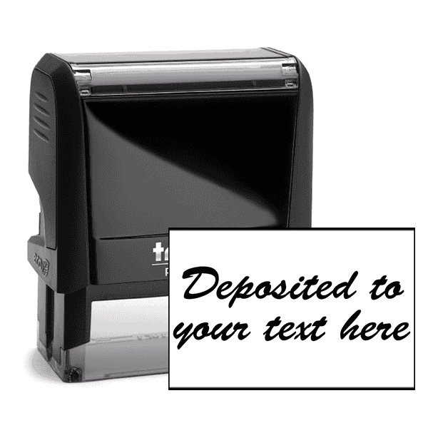 Script Deposited Account Stamp