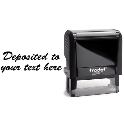 Script Deposited Account Stamp - alternate view