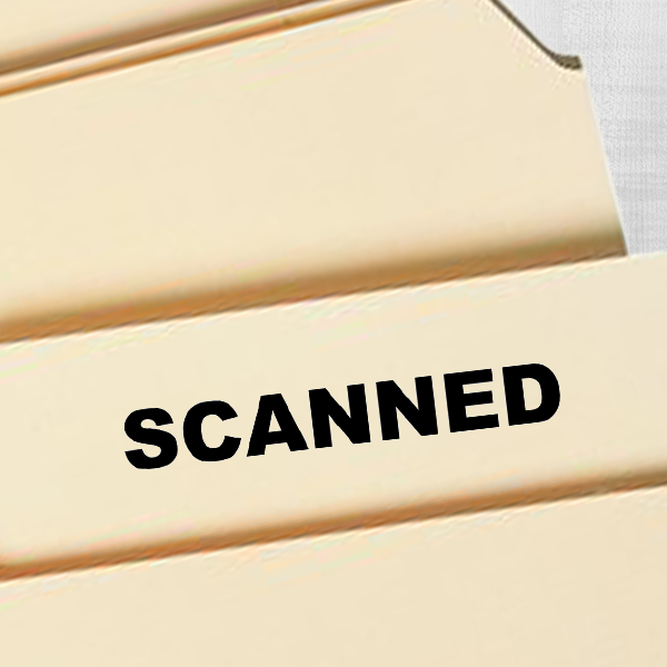 Scanned Banker Stamp Imprint Example