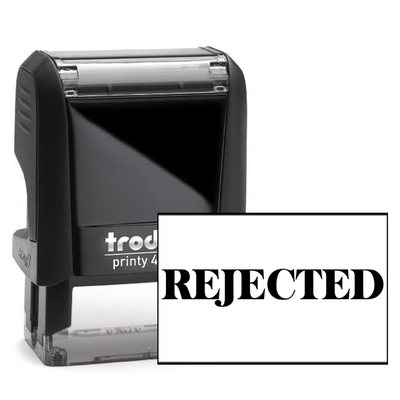 Rejected Banker Stamp