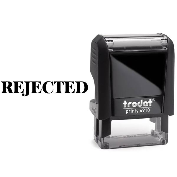 Rejected Banker Stamp Body and Design