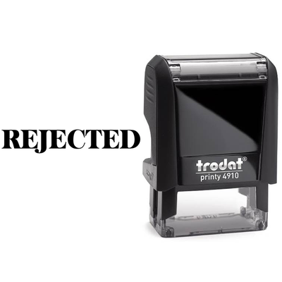 Rejected Banker Stamp - alternate view