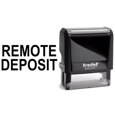 Remote Deposit Stamp - alternate view