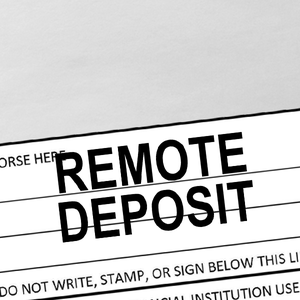 Remote Deposit Stamp Imprint Example