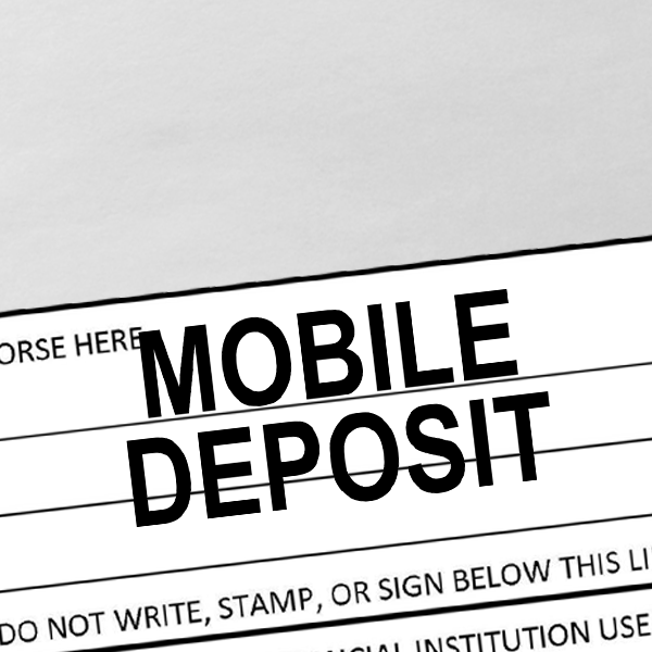 Mobile Deposit Stamp Imprint Example