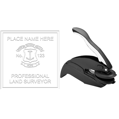 Rhode Island Land Surveyor Seal - alternate view