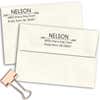 Nelson Double Arrow Address Stamp Imprint Examples on Envelopes