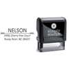 Nelson Double Arrow Address Stamp Body and Imprint