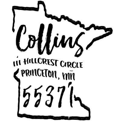 Custom Minnesota Address Stamp