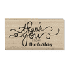Custom Swirls Thank You Stamp Body and Design