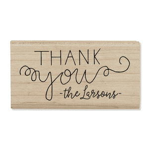 Mix Type Thank You Stamp Body and Design