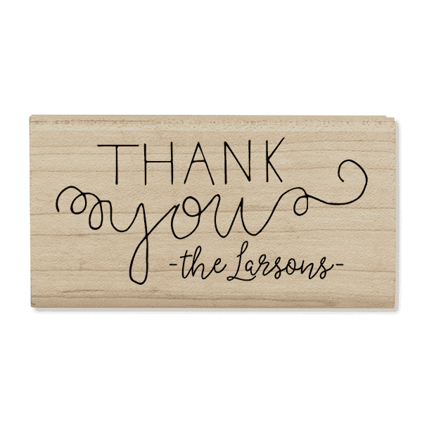 Mix Type Thank You Stamp Body and Design