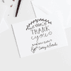Thank You Enough Stamp Imprint Example