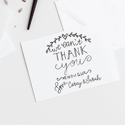 Thank You Enough Stamp - alternate view