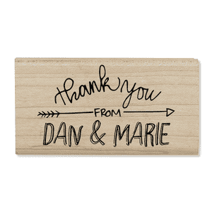 Thank You Arrow Stamp Body and Design