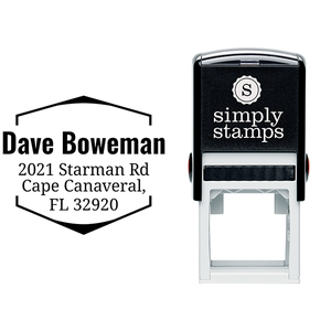 Boweman Address Stamp Imprint Example