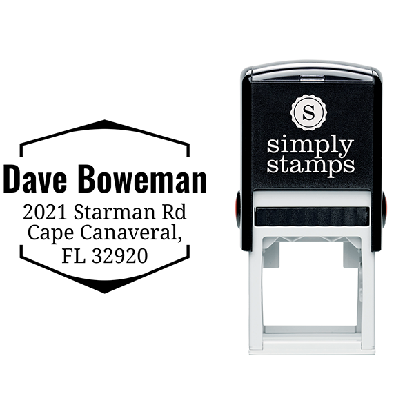 Boweman Address Stamp Imprint Example