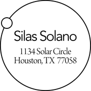 Solano Address Stamp