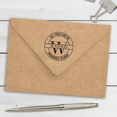 Providence Address Stamp - alternate view