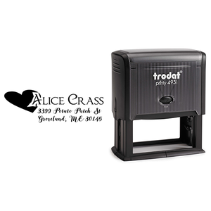 Crass Return Address Stamp Body and Design