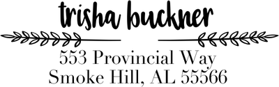 Buckner Return Address Stamp