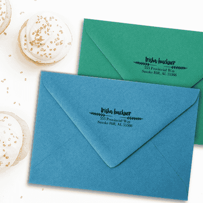 Buckner Return Address Stamp - alternate view
