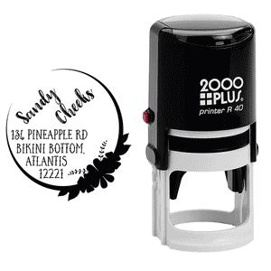 Cheeks Return Address Stamp Body and Design