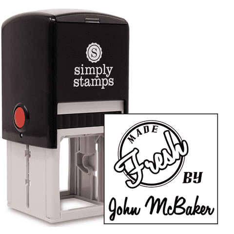 Made Fresh Food Packaging Stamp