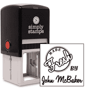 Made Fresh Food Packaging Stamp