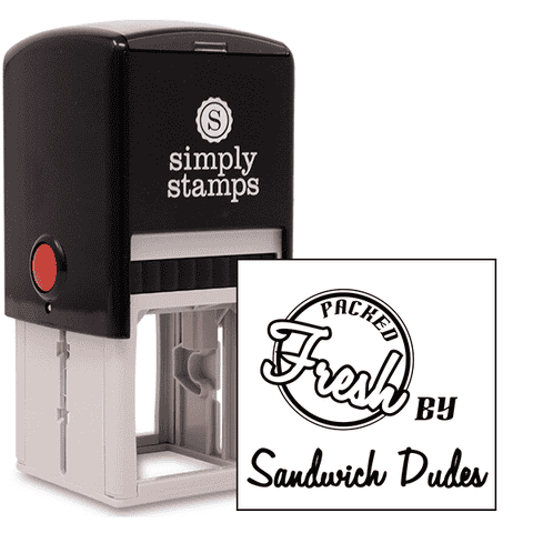 Packed Fresh Food Packaging Stamp