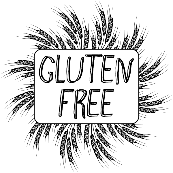 Gluten Free Food Packaging Stamp  Imprint Example