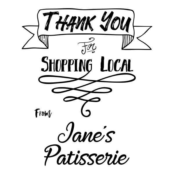 Shop Local Food Packaging Stamp Imprint Example