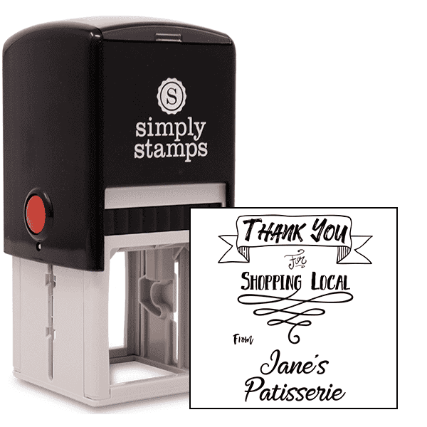 Shop Local Food Packaging Stamp