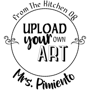 Pimiento Round Custom Logo Kitchen Stamp