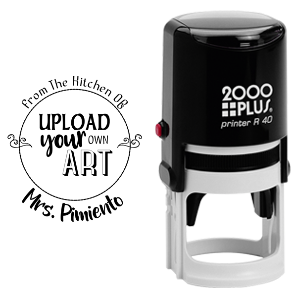 Pimiento Round Custom Logo Kitchen Stamp Body and Design