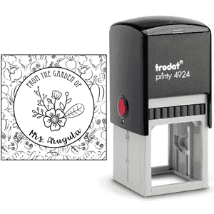 Arugula Round Pattern Garden Stamp Body and Design