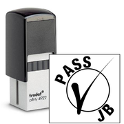Pass Check Initial Inspection Stamp