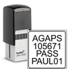 4 Line Custom Text Inspection Stamp