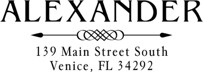 Alexander Arrow Custom Return Address Stamper